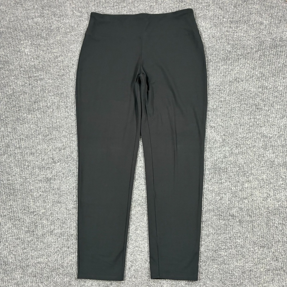J.Jill Wearever Collection Womens Size L Black Smooth Fit Slim Leg Pull On Pants